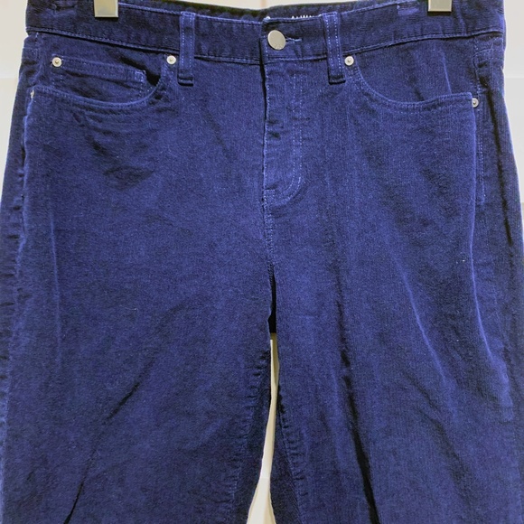 Gap Always Skinny Navy Blue Corduroy Ankle Pants - Picture 2 of 7